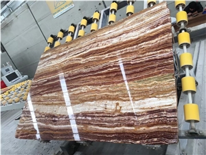 Tiger Skin Onyx Slabs Tiles Polished