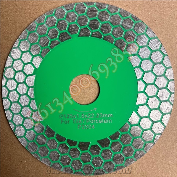 Ultra Wide Thin Diamond Saw Blade For Cutting Tile Porcelain