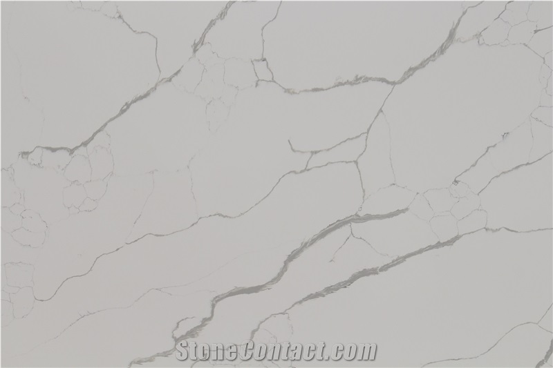 China Calacatta Imperial Quartz Stone Slab
