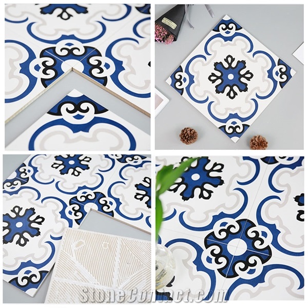 Polished New Design Medallion Pattern Tile For Interior Floor Decor