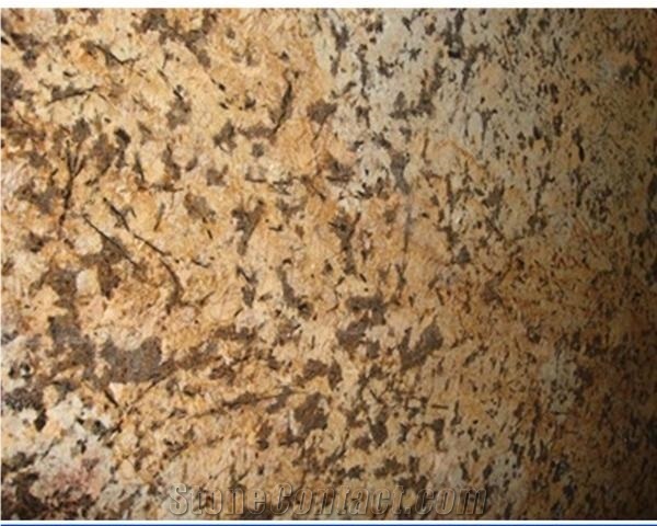 Giallo Crystal Granite Slabs & Tiles