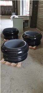 Black Granite Column Base Absolute Black Architecture Column
