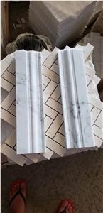 Stone Wall Trim Borders Marble Statuario Skirting Baseboard