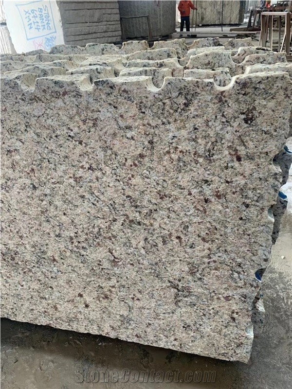 Vrazil Yellow Granite Tiles Giallo Ornamental Granite Slabs From China 5088