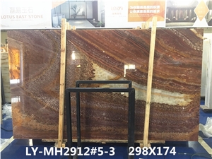 High Quality Of Ruby Red Onyx Slabs For Background Panels