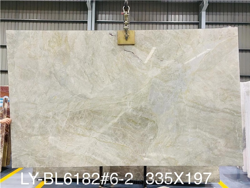 New Arrival Jinghu Spring Quartzite Slab 18Mm Polished