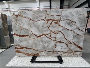 Fantasy Silver Grey Marble Slabs
