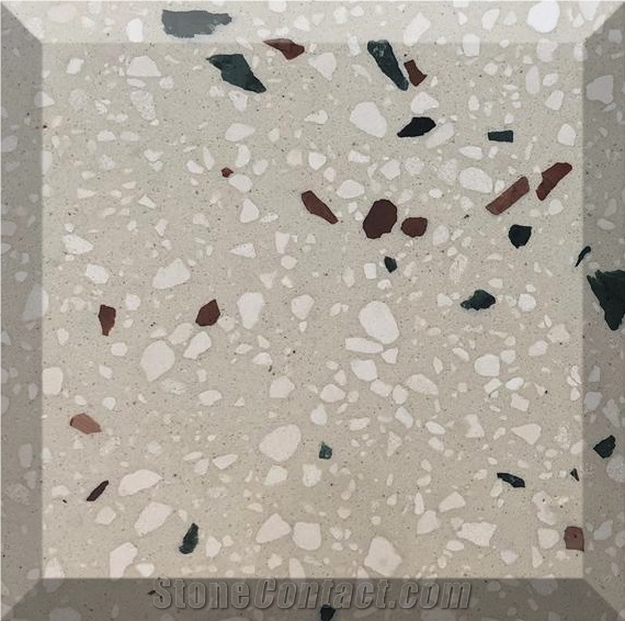 FHI Polished Terrazzo Floors Inorganic Terrazzo Precast