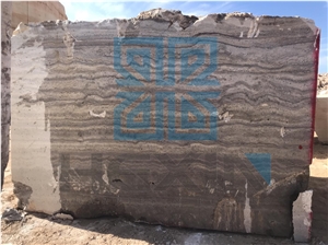 Iran Silver Travertine Blocks