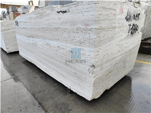 Italian Silver Travertine Blocks