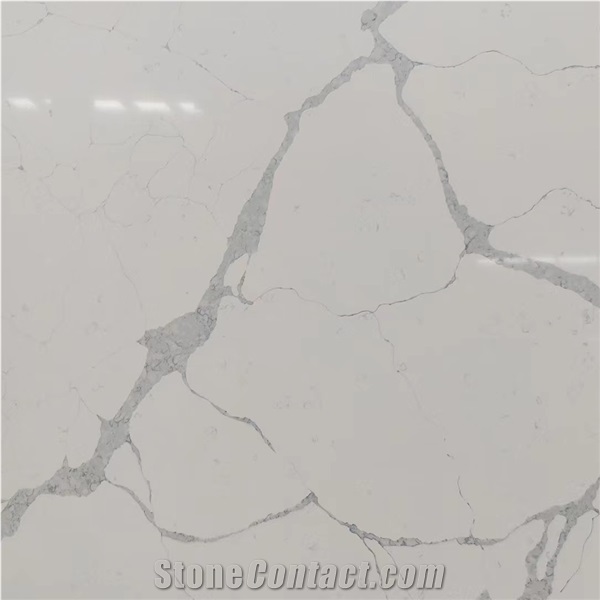 Quartz Stone Calacatta Jumbo Slab
