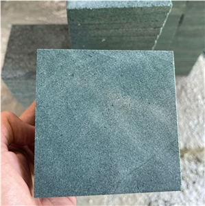Green Sukabumi Stone 10 X 10 X 1 Cm Tiles