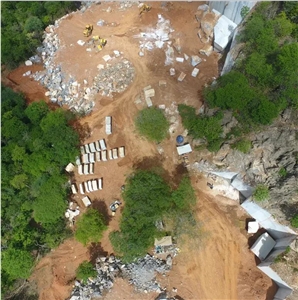 Ivory Crystal Quartzite Quarry