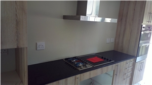 Zimbabwe Absolute Black Granite Kitchen Countertops