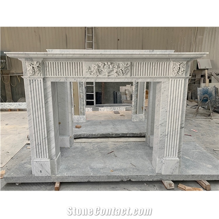 Antique Carved Marble Fireplaces, Fireplace Surround For Sale