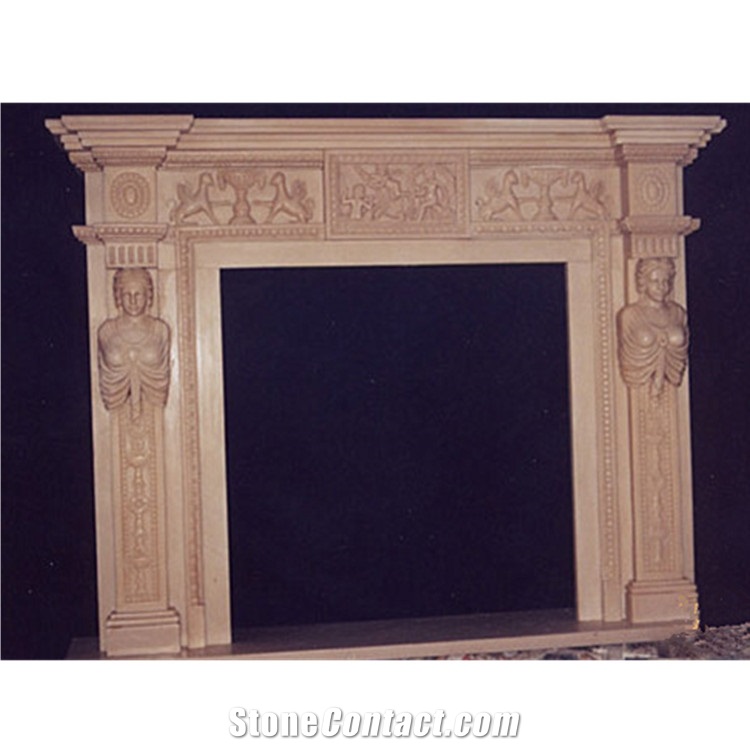 Character Sculptured Fireplace Classic Fireplace Surround