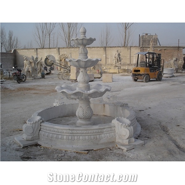 Decoration Modern Carved Water Fountain Outdoor For Sale