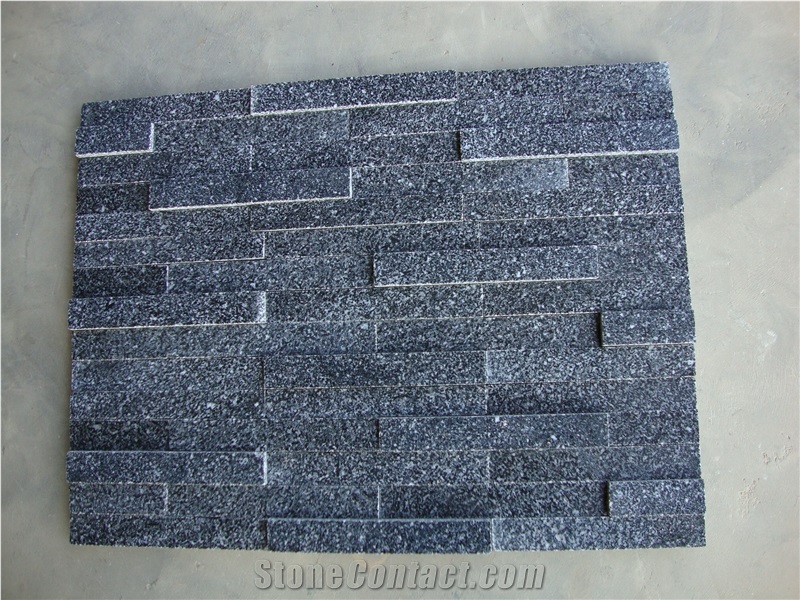 Exterior Black Granite  Wall Panel For Sale
