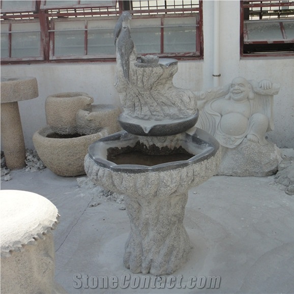 Small Modern Style Water Fountain Outdoor For Garden