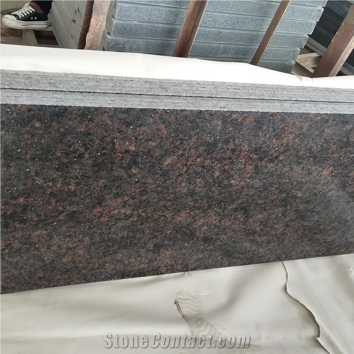Polished Tan Brown Granite Slabs