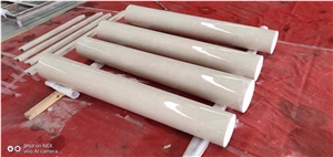 Aran White Marble Solid Column Pillar With Premium Quality