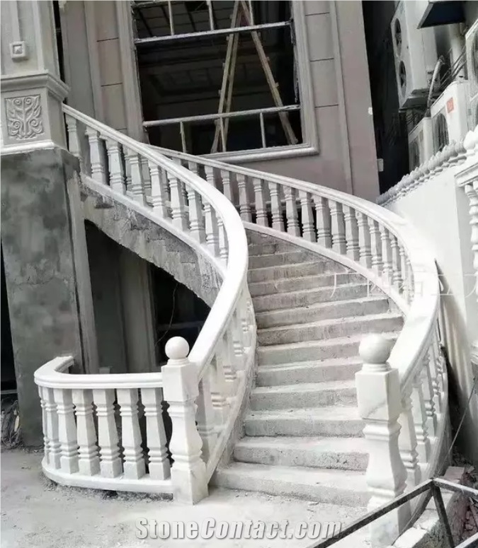 Kwong Sal White Marble Balustrades For House