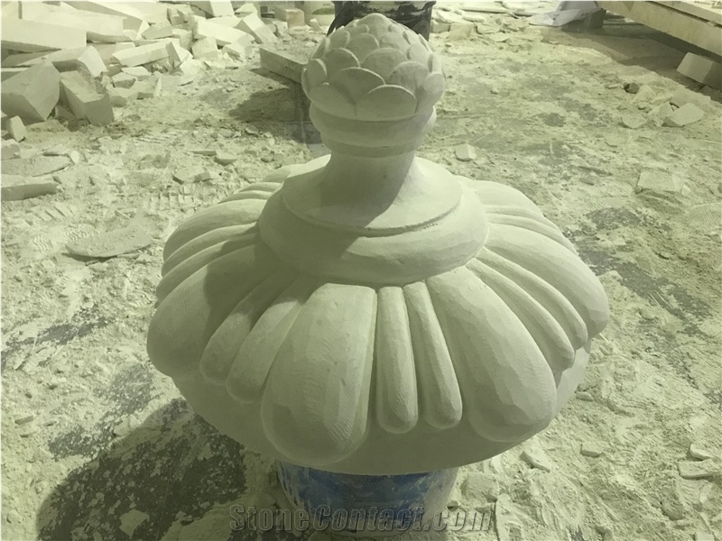 Limestone Pier Caps With High Quality