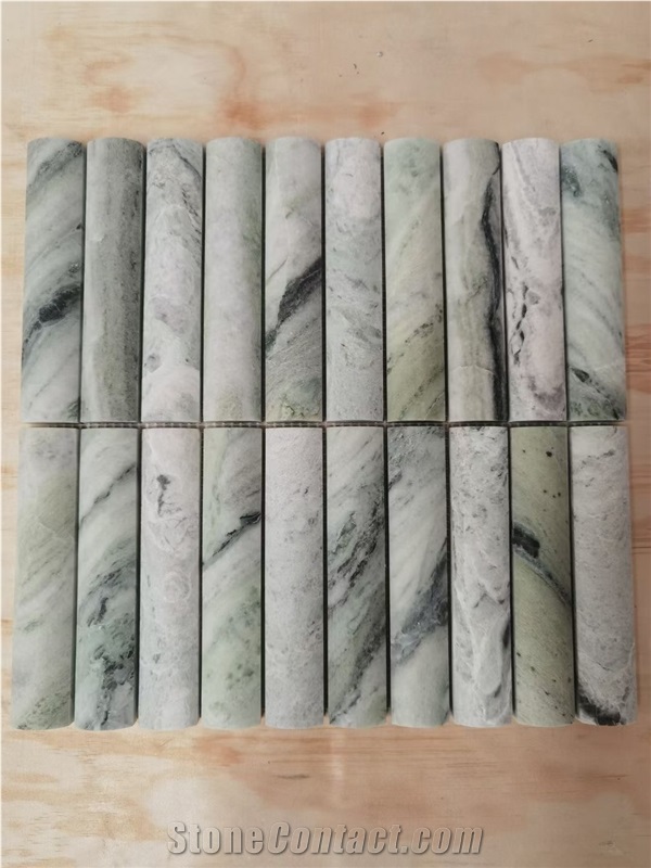 New Pattern Green Marble Mosaic Tiles