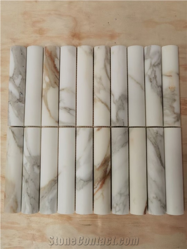 New Pattern Oriental White Marble Mosaic Tiles