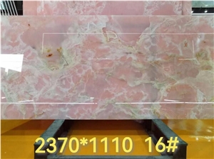 NEW Pink Onyx Slab For Project