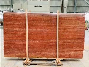 Premium Quality Iran Red Travertine For Hotel Project