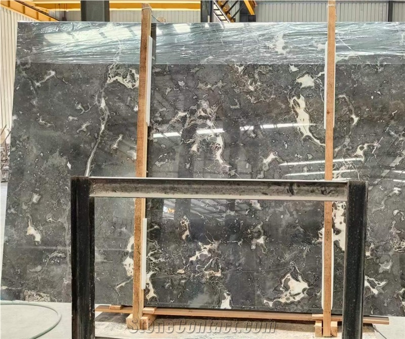 Premium Quality Romantic Grey Marble Slab For Project