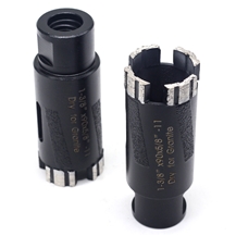 Dry Drilling Bit With Vacuum Brazed Protection For Granite