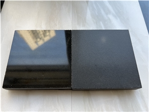 China Black Basalt Polished/Honed/Flamed Slab/Tiles