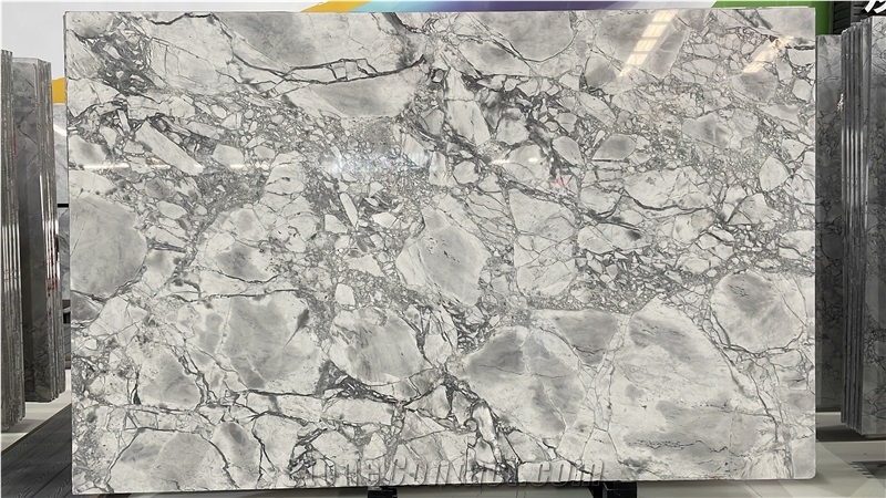 Super White Dolomite Brazilian Marble Slabs