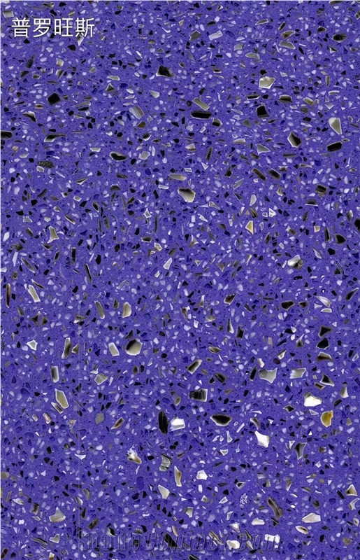 Purple Terrazzo Slabs Tiles