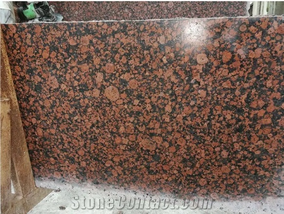 African Red Granite Slab Polished