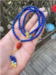 Lapis Lazuli Three Ring Bracelet