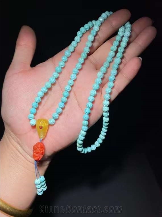 Natural Raw Mineral Buddha Bead Hand String