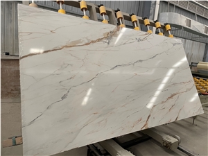 Artificial Marble Calacatta Gold 320*120*1.8CM