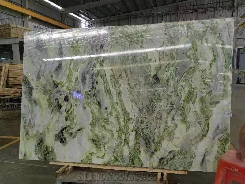 Ice Jade Marble Slab 2400*1200*18Mm