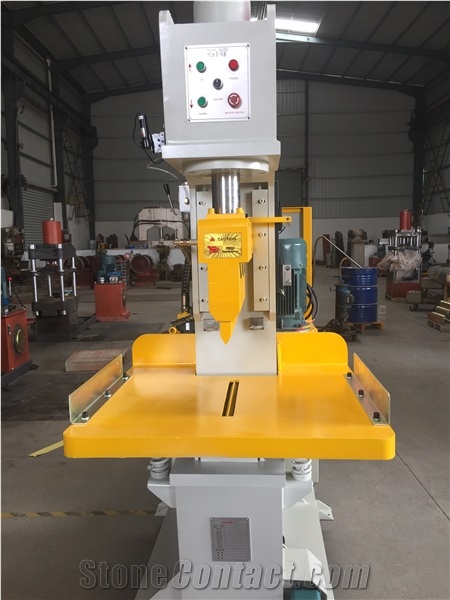 Natural Face Splitting And Stamping Machine Used Stone Scrap
