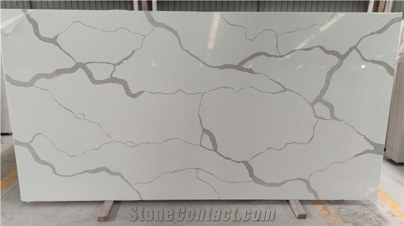 Calacatta White Marble Quartz Stone Slabs