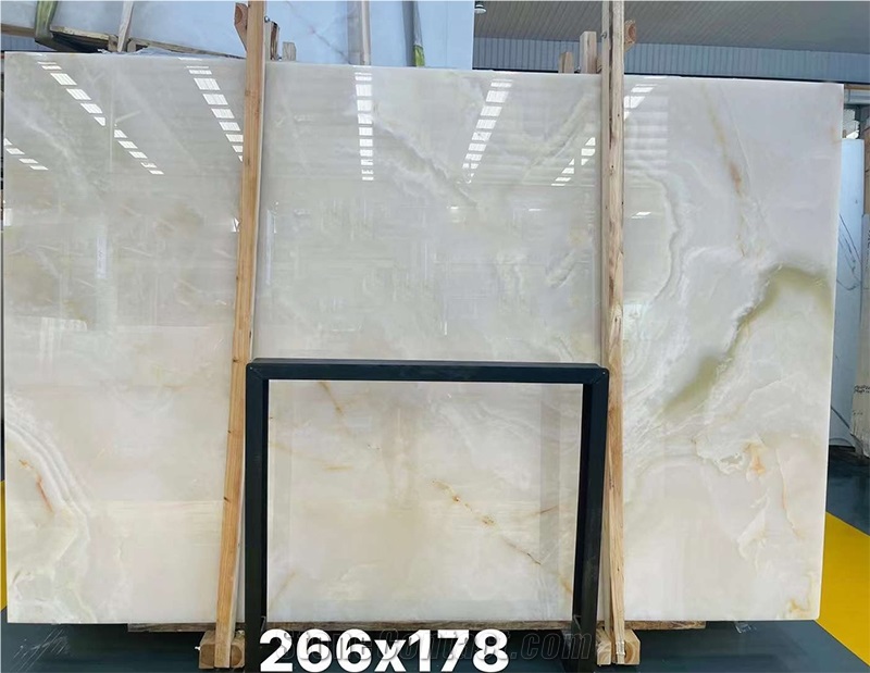 Transparent Background Wall Panel White Onyx Slab Price