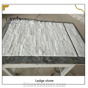 Culture Stone Tile Wall Veneer Panel White Quartzite Stones