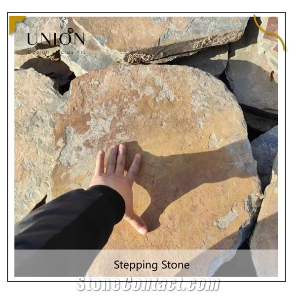 Random Stone Slate Paving Garden Sidewalk Stepping Stones