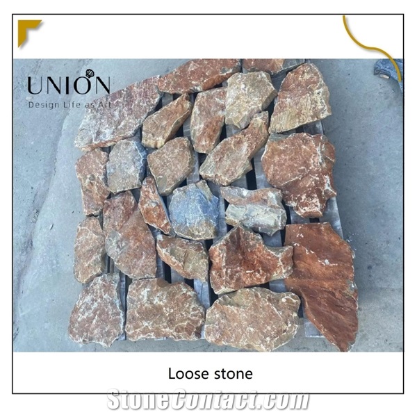 UNION DECO Limestone Stone Veneer Yellow Loose Ledge Stone