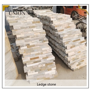 UNION DECO Natural Split Culture Stone Beige Slate Cladding