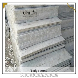 UNION DECO White Culture Stones Exterior Wall Veneer Panel