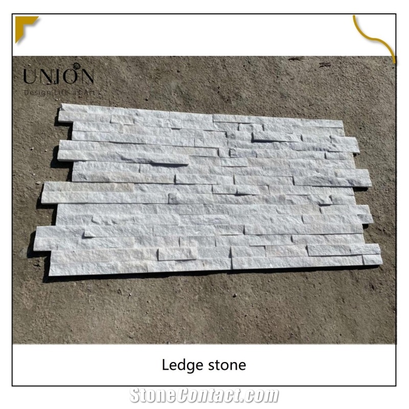 UNION DECO White Quartzite Stone Veneer For Wall Cladding